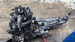 0408 JDM MAZDA RX8 13B ENGINE 6 SPEED TRANSMISSION 6PORT ROTARY COMPRESSION TEST [upl. by Veta]