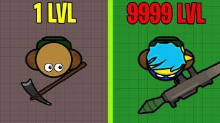 Buildroyaleio MAX EVOLUTION NEW 2D BATTLE ROYALE iO GAME High Kill Victory Royales [upl. by Ysnap]