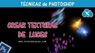 CREAR TEXTURAS DE LUCES 💡 Photoshop Tutorial Español [upl. by Omoj]