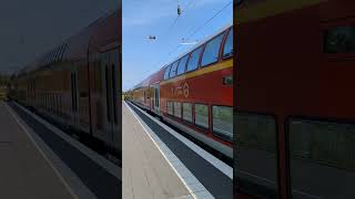 Lengerich 2 mal RE 2 Shorts 826 trainspotting eisenbahn zug railway train railroad [upl. by Lang]