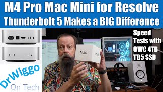 M4 Pro Mac Mini Testing with Thunderbolt 5 for Resolve [upl. by Yila]