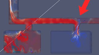 Das Problem vom Befüllen zweier Tanks mit Regenwasser ohne Entlüftung CFD Simulation [upl. by Hgieliak]