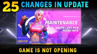 NEW UPDATE IN FREE FIRE  GAME IS NOT OPENING  OB35 UPDATE FULL DETAILS  GARENA FREE FIRE [upl. by Eissalc]