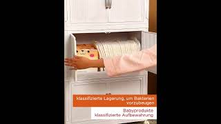 Joybos® Installationsfreier KleiderschrankAufbewahrungsorganisator mit Rollen F227 [upl. by Anauqes107]