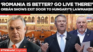 Orbán Laughs Off Romanias Superiority Hungary Stands Strong  Times Now World [upl. by Avilo887]