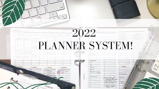 2022 Planner System  How Ill be doing my monthly weekly and daily planning [upl. by Llerrit925]