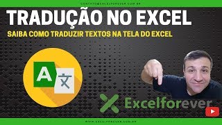 Traduzir textos no Excel [upl. by Butte]