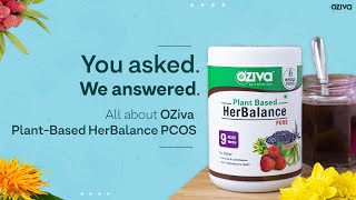 Ask Us Anything OZiva PlantBased HerBalance PCOS🙎🏻‍♀️ HerBalance PCOS Benefits  Side Effects🤔 [upl. by Jurdi]