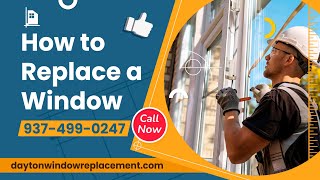 How to Replace a Window in a House Damaged Window Replacement Service Replacement Windows Reviews [upl. by Lobell]