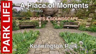 Kennington Park Springtime Sights and Soundscape  006  Relaxing Urban Nature [upl. by Hamer]