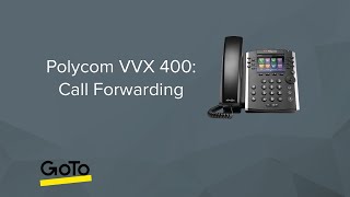 Polycom VVX 400 Call Forwarding [upl. by Padraig]