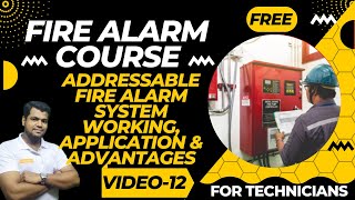 Addressable Fire Alarm System  Working  Application  FREE Online Course  By Ansari29  Video12 [upl. by Muhan]