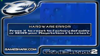 PS2 NTSCU GameShark 2 Video Game Enhancer v13 Menu USA SLUS20090 [upl. by Aggappe]