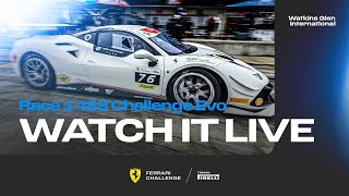 Ferrari Challenge North America  Watkins Glen Race 1  488 Challenge Evo [upl. by Trilly]