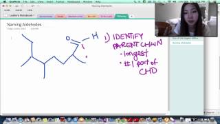 Naming Aldehydes IUPAC [upl. by Nnyluqcaj474]