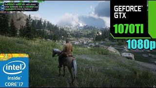 Red Dead Redemption 2  GTX 1070 TI 8GB  Ultra Settings  1080p [upl. by Jelena905]