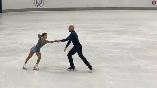 Ellie Cham amp Danny O’Shea Nebelhorn Trophy 2024 Free Skate [upl. by Hannavahs]