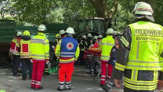 Praktische Prüfung der Organisatorischen Leiter Rettungsdienst quotEin Unfall im Grünenquot [upl. by Ivanah951]