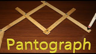 Pantograph mechanism  How to make a pantograph at home Pantograph Mechanism Mechanical [upl. by Harret]