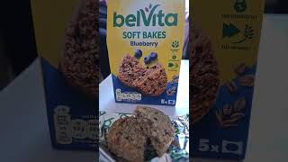 BELVITA SOFT BAKES BLUEBERRY blueberry biscuit snacks shorts treats [upl. by Tikna]