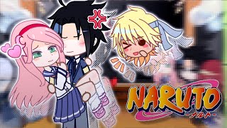 ↳🍜 Naruto SchoolModern AU react to Original ↲  Naruto Shippuden 23Canon Shipps  PTBREN [upl. by Nnylidnarb423]