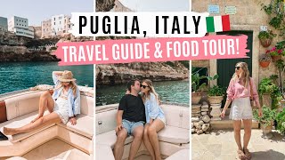 PUGLIA ITALY 🇮🇹  TRAVEL GUIDE amp FOOD TOUR  Polignano a Mare Monopoli Alberobello Bari  VLOG [upl. by Alac431]