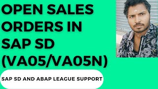 How to find sales order number in SAP SD VA05VA05N [upl. by Lugar594]