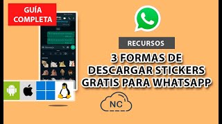 COMO DESCARGAR STICKERS PARA WHATSAPP GRATIS [upl. by Adel291]