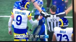 Tyler Higbee LA Rams rams lions LA Detroit [upl. by Sofer]