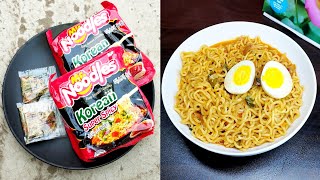 কোরিয়ান স্পাইসি রামেন নুডুলস রেসিপি। MrNoodles Korean super spicy Ramen recipe।Ramen recipe❤️‍🔥 [upl. by Nirrej]