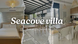 Airbnb in Batangas  Seacove Villa  Travel Collab ❤️  Nathalie Beatrix [upl. by Akinihs140]