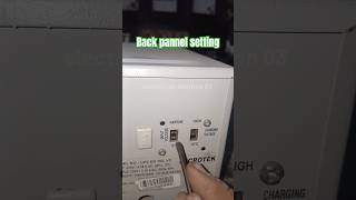 Microtek back pannel setting microtek inverter settings homeups sukam electrical electronic [upl. by Khudari]