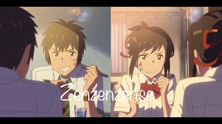 Zenzenzense  AMV  Kimi No Na Wa 4K [upl. by Kohn]