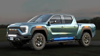 New Nikola Badger Pickup 2023  2024  Electric 060 mph in approximately 29 seconds [upl. by Naelopan328]