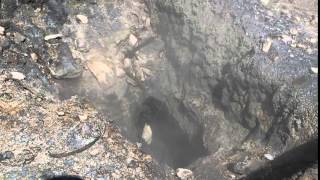 Fumarole at Solfatara Volcano in Pozzuoli near Naples [upl. by Meredith618]