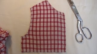 How to Make a Dress Pattern from an Old Dress [upl. by Mariand]