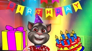 My Talking Tom  Happy Birthday TOM  size PRESCHOOLER  Fun Video Games for Kids [upl. by Devy878]