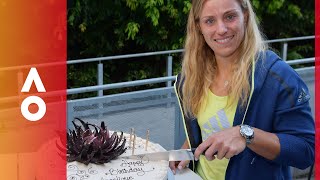 Happy birthday Angelique Kerber  Australian Open 2018 [upl. by Rai346]