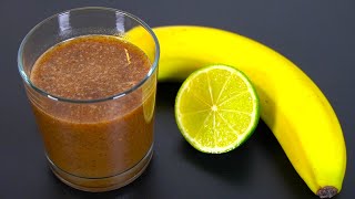 How to remove belly fat in 3 days with banana and lemon  lose weight without exercising [upl. by Gehlbach]