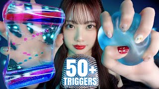 【ASMR】タッピング＆オノマトペで眠る😪50種類＋の音囁き声マウスサウンド咀嚼音お客様からのプレゼント！ [upl. by Hilbert]