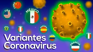 ¿Nueva Cepa ¡Las 5000 Variantes del Coronavirus COVID19 en menos de 5 minutos  Animación [upl. by Ynnohj]