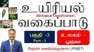 Biological classification part 3 Fungi 100  Tamil [upl. by Aicekan61]