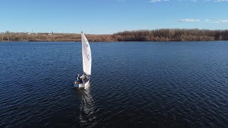 ODay Widgeon On a Late Fall Sail [upl. by Glynnis]