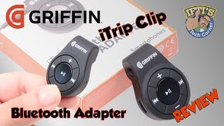 Griffin iTrip Clip  Bluetooth Adapter for 35mm Headphones  REVIEW [upl. by Casilda]