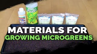 Microgreens Growing Materials and Beginners Guide [upl. by Penman]