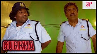 Yogi Babu Latest Comedy  Gurkha Movie  Yogi Babu tries to impress Elyssa  Charle  Manobala [upl. by Maltzman]