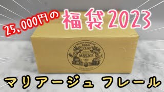 お得過ぎた！一番高い25000円のマリアージュフレールの福袋の中身は？ 2023年福袋 紅茶 [upl. by Billye]