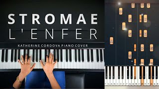 Stromae  Lenfer  Katherine Cordova  Piano Tutorial  Piano Cover [upl. by Ellehsyt652]