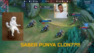 SOBIR X FRANCO EXE  PUNYA 2 CLON 😱😎😎 mobilelegends saber mlbbcreatorcamp [upl. by Antipas]