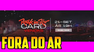 SITE DO ROCK IN RIO FORA DO AR SITE PARA COMPRA DE INGRESSO DO ROCK IN RIO CARD FORA DO AR [upl. by Akcinehs]